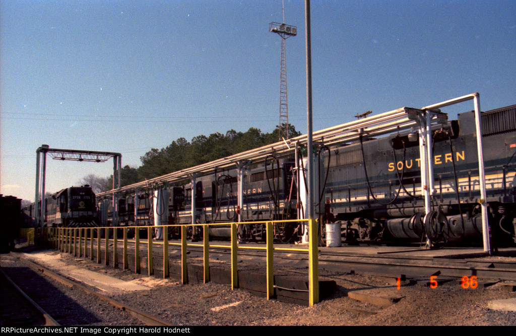 The fuel racks are pretty full in Glenwood Yard